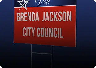 Yard sign