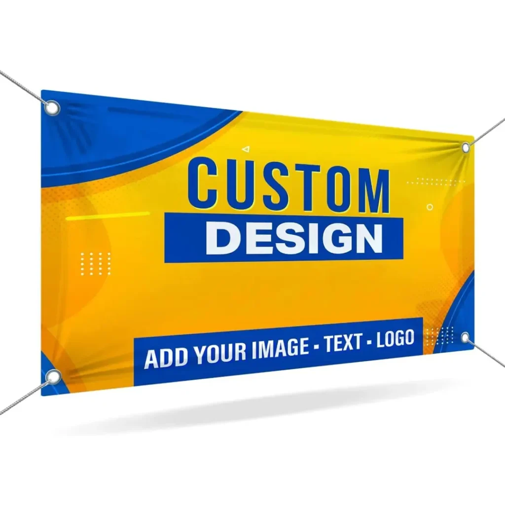 Promote, advertise, or make announcements with Scrim Vinyl Banners