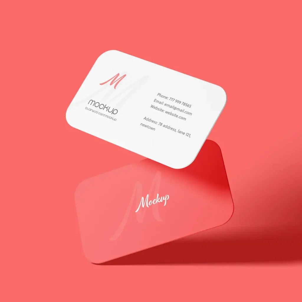 Suede Business Cards